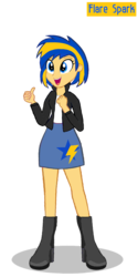 Size: 1500x3000 | Tagged: safe, artist:mlpfan3991, oc, oc only, oc:flare spark, human, equestria girls, g4, equestria girls-ified, solo