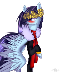 Size: 2500x3000 | Tagged: safe, artist:midnightdream123, oc, oc only, pegasus, pony, clothes, female, floral head wreath, flower, high res, mare, simple background, solo, transparent background
