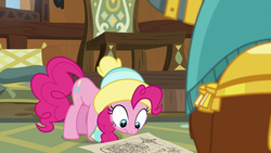 Size: 1280x720 | Tagged: safe, screencap, pinkie pie, prince rutherford, g4, my little pony best gift ever