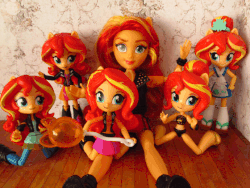 Size: 560x420 | Tagged: safe, artist:whatthehell!?, sunset shimmer, equestria girls, equestria girls series, g4, my little pony equestria girls: friendship games, animated, balloon, beach, boots, clothes, doll, equestria girls minis, eqventures of the minis, gif, globe, irl, multeity, photo, shimmerstorm, shoes, skirt, stop motion, sunset sushi, swimsuit, theme park, toy