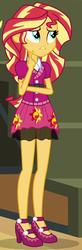 Size: 279x855 | Tagged: safe, screencap, sunset shimmer, equestria girls, g4, my little pony equestria girls: friendship games, clothes, cropped, high heels, see-through, shoes, skirt