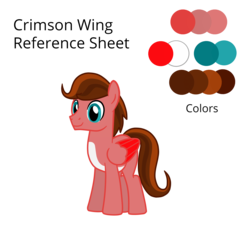 Size: 1600x1500 | Tagged: safe, oc, oc only, oc:crimsonwing, pegasus, pony, reference sheet