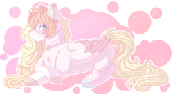 Size: 2720x1490 | Tagged: safe, artist:plixine, oc, oc only, oc:kiko, pegasus, pony, female, mare, prone, solo