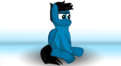 Size: 3960x2160 | Tagged: safe, artist:agkandphotomaker2000, oc, oc only, oc:pony video maker, pony, clothes, drawing, grumpy pone, high res, itchy sweater, solo, sweater