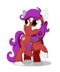 Size: 1000x1200 | Tagged: safe, artist:sixes&sevens, derpibooru exclusive, oc, oc only, oc:cross reference, earth pony, pony, 2019 community collab, derpibooru community collaboration, clothes, ear fluff, fluffy, glasses, nonbinary, scarf, simple background, solo, transparent background