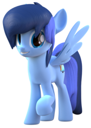 Size: 852x1200 | Tagged: safe, artist:melodismol, oc, oc:rainy visualz, pegasus, pony, 3d, blender, looking at you, simple background, transparent background