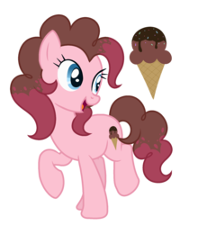 Size: 1024x1161 | Tagged: safe, artist:palerose522, oc, oc only, earth pony, pony, female, mare, offspring, parent:doctor whooves, parent:pinkie pie, parents:doctorpie, simple background, solo, transparent background