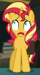 Size: 271x501 | Tagged: safe, screencap, sunset shimmer, pony, unicorn, equestria girls, equestria girls specials, g4, my little pony equestria girls: better together, my little pony equestria girls: forgotten friendship, cropped, female, mare, shocked, solo