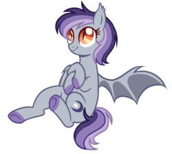 Size: 902x807 | Tagged: safe, artist:poppyglowest, oc, oc only, bat pony, pony, base used, female, mare, simple background, solo, transparent background