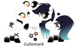 Size: 8094x4984 | Tagged: safe, artist:space--paws0w0, oc, oc only, oc:glitchy, pegasus, pony, absurd resolution, bracelet, choker, colored sclera, colored wings, cut, ear piercing, earring, eye scar, female, heterochromia, jewelry, mare, multicolored wings, piercing, raised hoof, scar, simple background, solo, transparent background