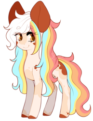 Size: 1001x1300 | Tagged: safe, artist:dustyonyx, oc, oc only, oc:skittles, earth pony, pony, female, mare, simple background, solo, transparent background