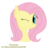 Size: 2000x2000 | Tagged: safe, artist:mistyamethyst, fluttershy, pony, g4, digital art, female, high res, mare, one eye closed, solo, watermark, wink