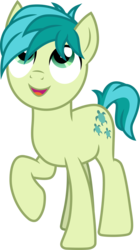 Size: 3000x5360 | Tagged: safe, artist:cloudy glow, sandbar, earth pony, pony, g4, what lies beneath, .ai available, cute, cutie mark, male, sandabetes, simple background, smiling, solo, transparent background, vector