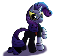 Size: 3158x2894 | Tagged: safe, artist:tkitten16, rarity, pony, unicorn, g4, clothes, crossover, female, harhall, high res, mario & luigi, raised hoof, simple background, solo, transparent background