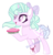 Size: 1024x1061 | Tagged: safe, artist:jxst-blue, oc, oc only, oc:nellie starlight, pony, unicorn, bow, female, food, hair bow, mare, pie, signature, simple background, solo, transparent background