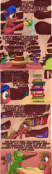Size: 1196x4004 | Tagged: safe, artist:hewison, oc, oc only, oc:pun, earth pony, pony, ask pun, ask, female, golden oaks library, mare, pun, tumblr
