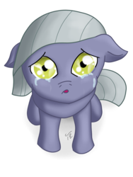 Size: 1500x2000 | Tagged: safe, artist:tunrae, limestone pie, earth pony, pony, g4, crying, female, floppy ears, sad, simple background, solo, transparent background