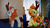 Size: 1820x1004 | Tagged: safe, autumn blaze, kirin, pony, g4, sounds of silence, 2018, big, customized toy, giant kirin, handmade, irl, macro, photo, plushie, rbc, rubronycon, rubronycon 2018, toy