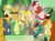 Size: 900x673 | Tagged: safe, alternate version, artist:radiantrealm, applejack, autumn afternoon, autumn blaze, fluttershy, rain shine, winter flame, earth pony, kirin, pegasus, pony, g4, sounds of silence, angry, arm behind back, bondage, commission, damsel in distress, dock, female, femdom, femsub, gag, help us, levitation, magic, mare, missing cutie mark, rope, rope bondage, show accurate, submissive, tape, tape gag, telekinesis, tied up, underhoof