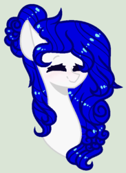 Size: 466x638 | Tagged: safe, artist:nocturna76, oc, oc only, oc:sea swirls, pony, bust, female, mare, portrait, simple background, solo