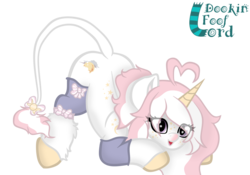 Size: 2230x1562 | Tagged: safe, artist:dookin, oc, oc only, oc:sugar moon, classical unicorn, pony, unicorn, cloven hooves, cute, horn, leonine tail, simple background, solo, transparent background, unshorn fetlocks