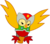 Size: 610x538 | Tagged: safe, artist:4-chap, owlowiscious, bird, owl, g4, armor, clothes, cosplay, costume, crossover, flying, mega man (series), megaman x, storm owl