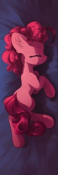 Size: 720x2160 | Tagged: safe, artist:freeedon, pinkie pie, earth pony, pony, g4, cute, diapinkes, female, mare, sleeping, solo