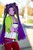 Size: 1092x1638 | Tagged: safe, artist:mimickig, artist:mimickigurumi, aria blaze, human, equestria girls, g4, animegao kigurumi, clothes, cosplay, costume, irl, irl human, mask, photo, purple, solo