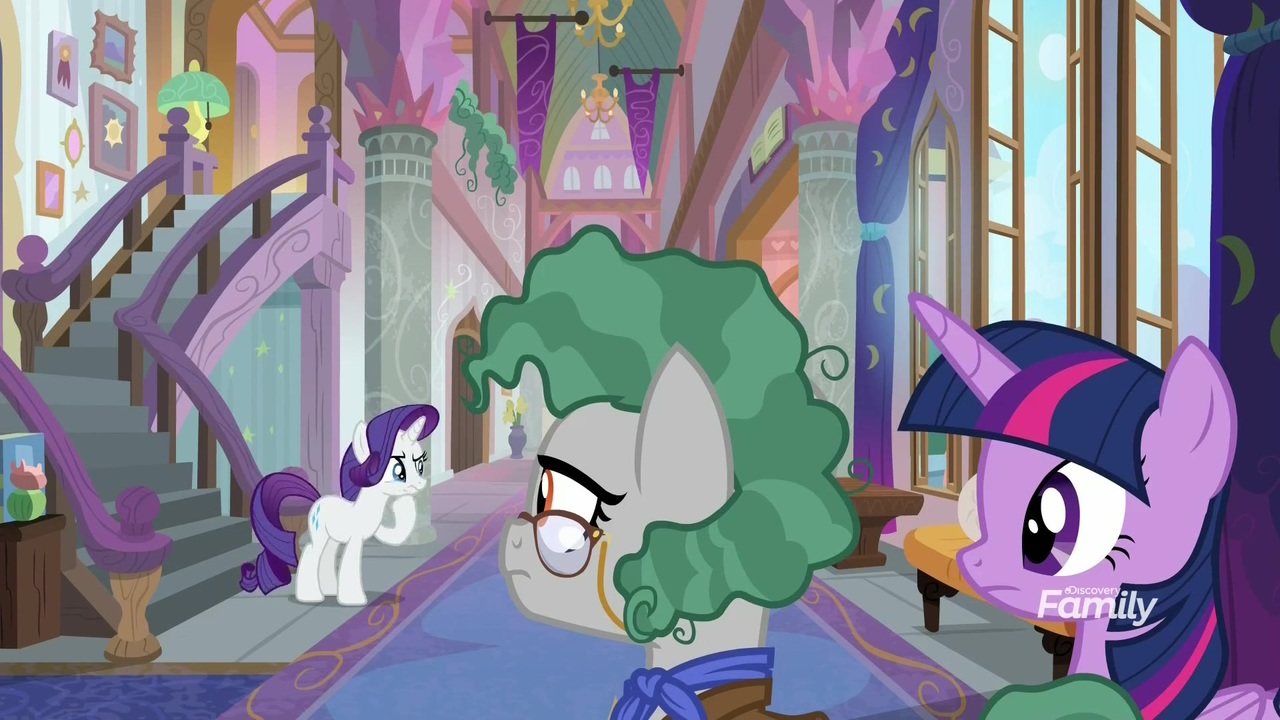 1892065 safe, screencap, professor fossil, rarity, twilight sparkle