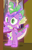 Size: 425x663 | Tagged: safe, screencap, spike, dragon, g4, my little pony best gift ever, my little pony: friendship is magic, claws, cropped, door, glitter, glowing, male, tail, winged spike, wings