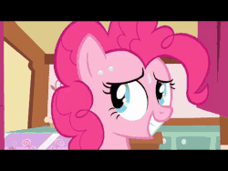 Size: 512x384 | Tagged: safe, edit, edited screencap, screencap, applejack, pinkie pie, twilight sparkle, pony, g4, the cutie pox, animated, caption, female, gif, gif with captions, gritted teeth, heresy, image macro, impact font, implied starlight glimmer, implied sunset shimmer, meme, nervous, shitposting, shrug, surprised, sweat, sweating profusely, text, unpopular opinion