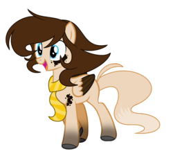 Size: 1968x1768 | Tagged: dead source, safe, artist:rainbows-skies, oc, oc only, oc:choco fox, pegasus, pony, clothes, female, mare, scarf, simple background, solo, transparent background, two toned wings