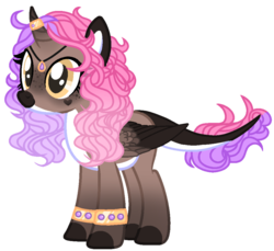 Size: 1024x937 | Tagged: safe, artist:inkyy-kiwi, oc, oc only, alicorn, pony, female, mare, simple background, solo, transparent background, two toned wings