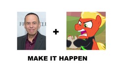 Size: 1368x765 | Tagged: safe, short fuse, pony, g4, my little pony: friendship is magic, the washouts (episode), exploitable meme, gilbert gottfried, make it happen, meme, the washouts