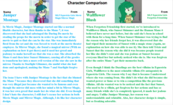 Size: 1280x776 | Tagged: safe, artist:rainbine94, juniper montage, wallflower blush, equestria girls, equestria girls specials, g4, my little pony equestria girls: better together, my little pony equestria girls: forgotten friendship, my little pony equestria girls: mirror magic, character comparision, comparison, text