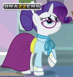 Size: 860x905 | Tagged: safe, edit, edited screencap, screencap, rarity, pony, g4, school daze, brazzers, female, meme, schoolmarm rarity