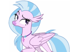 Size: 2304x1536 | Tagged: safe, edit, edited screencap, editor:lonely fanboy48, screencap, silverstream, hippogriff, g4, what lies beneath, cute, diastreamies, happy