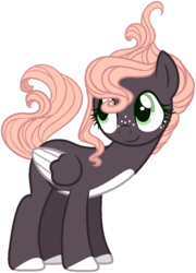 Size: 736x1021 | Tagged: safe, artist:pandemiamichi, oc, oc only, pegasus, pony, female, mare, simple background, solo, transparent background, two toned wings