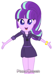 Size: 617x868 | Tagged: safe, artist:doroshll, starlight glimmer, equestria girls, g4, clothes, equal sign, female, jewelry, necklace, s5 starlight, simple background, skirt, solo, transparent background