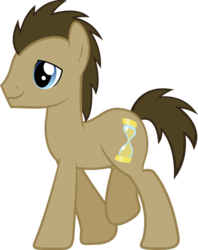 Size: 4545x5748 | Tagged: safe, artist:redpandapony, doctor whooves, time turner, earth pony, pony, g4, absurd resolution, male, simple background, solo, transparent background, vector