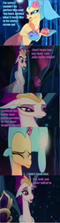 Size: 724x2652 | Tagged: safe, edit, edited screencap, screencap, princess skystar, queen novo, seapony (g4), g4, my little pony: the movie, bubble, caption, comic, crown, eyebrows, eyelashes, eyeshadow, female, fin wings, fins, glimmer (she-ra), jewelry, makeup, mother and daughter, ocean, parody, princess glimmer, purple eyes, queen, queen angella, queen novo is not amused, raised eyebrow, regalia, screencap comic, seaquestria, she-ra, she-ra and the princesses of power, swimming, teeth, text, throne, throne room, unamused, underwater, water, wings