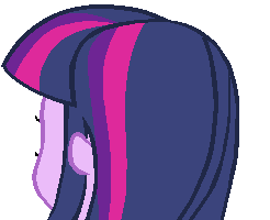 Size: 246x200 | Tagged: safe, edit, twilight sparkle, equestria girls, g4, background removed, female, hair, looking forward, simple background, solo, white background