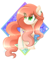 Size: 1081x1300 | Tagged: safe, artist:sugaryicecreammlp, oc, oc only, oc:autumn mist, earth pony, pony, female, mare, simple background, solo, transparent background