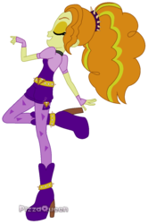 Size: 806x1216 | Tagged: safe, artist:doroshll, adagio dazzle, equestria girls, g4, clothes, eyes closed, female, simple background, solo, transparent background