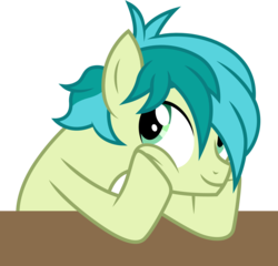 Size: 3119x3000 | Tagged: safe, artist:cloudy glow, sandbar, pony, g4, what lies beneath, .ai available, cheek squish, cute, high res, male, sandabetes, simple background, solo, squishy cheeks, transparent background, vector