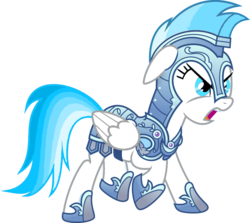 Size: 947x843 | Tagged: safe, artist:snowy-arc, oc, oc only, oc:lesa castle, pegasus, pony, armor, female, guardsmare, mare, royal guard, simple background, solo, transparent background