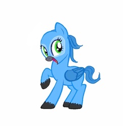 Size: 632x651 | Tagged: safe, artist:volcanicdash, pegasus, pony, base used, crossover, jewel (rio), ponified, rio