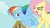 Size: 1920x1080 | Tagged: safe, screencap, fluttershy, rainbow dash, pony, flutter brutter, g4, duo, faic, flying, frown, great moments in animation, open mouth, peeved