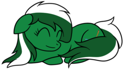 Size: 496x281 | Tagged: safe, artist:cloudy95, oc, oc only, oc:aphelion, earth pony, pony, female, mare, prone, simple background, sleeping, solo, transparent background