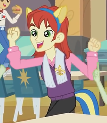 Size: 508x583 | Tagged: safe, screencap, nolan north, wiz kid, equestria girls, g4, my little pony equestria girls, background human, cropped, helping twilight win the crown, male, smiling